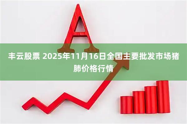 丰云股票 2025年11月16日全国主要批发市场猪肺价格行情